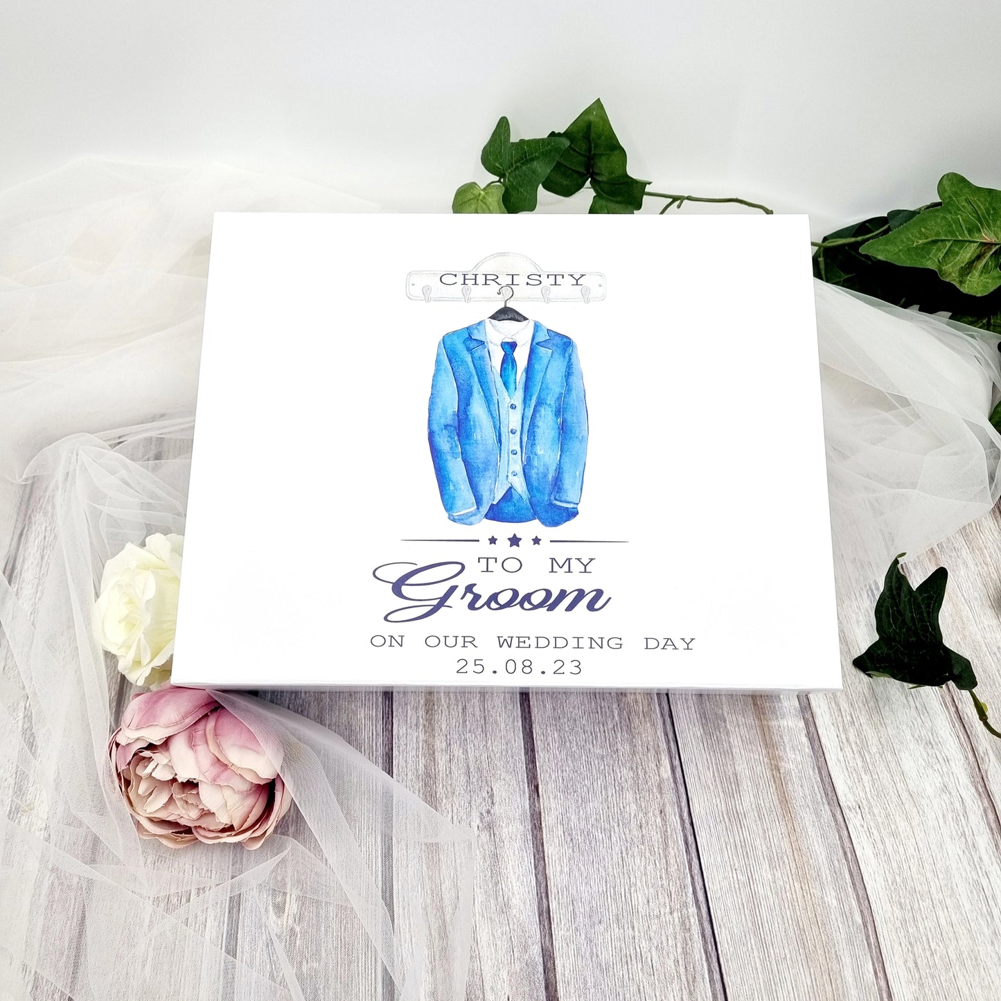 Personalised To My Groom Gift Box