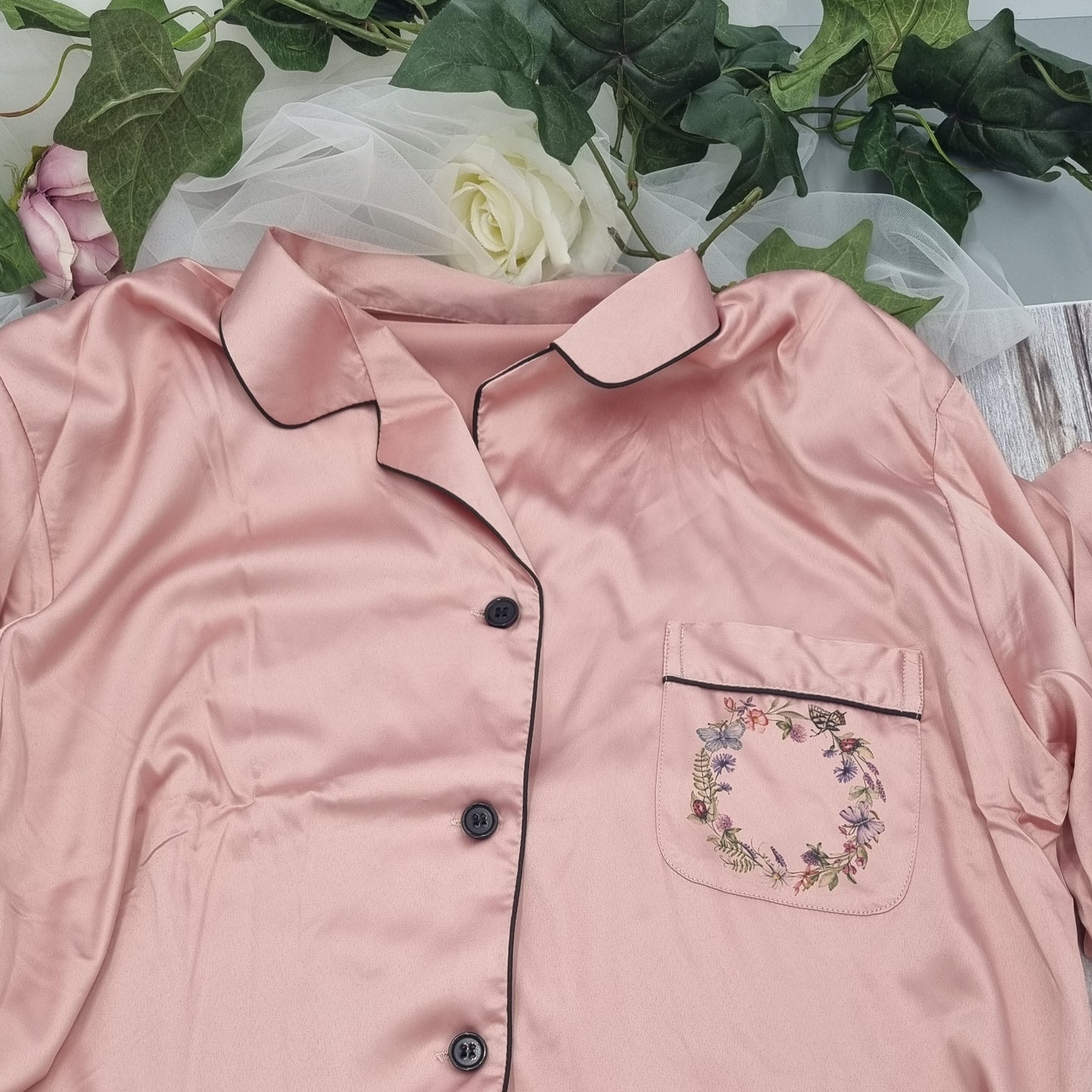 Dusty Rose Full length Pyjamas