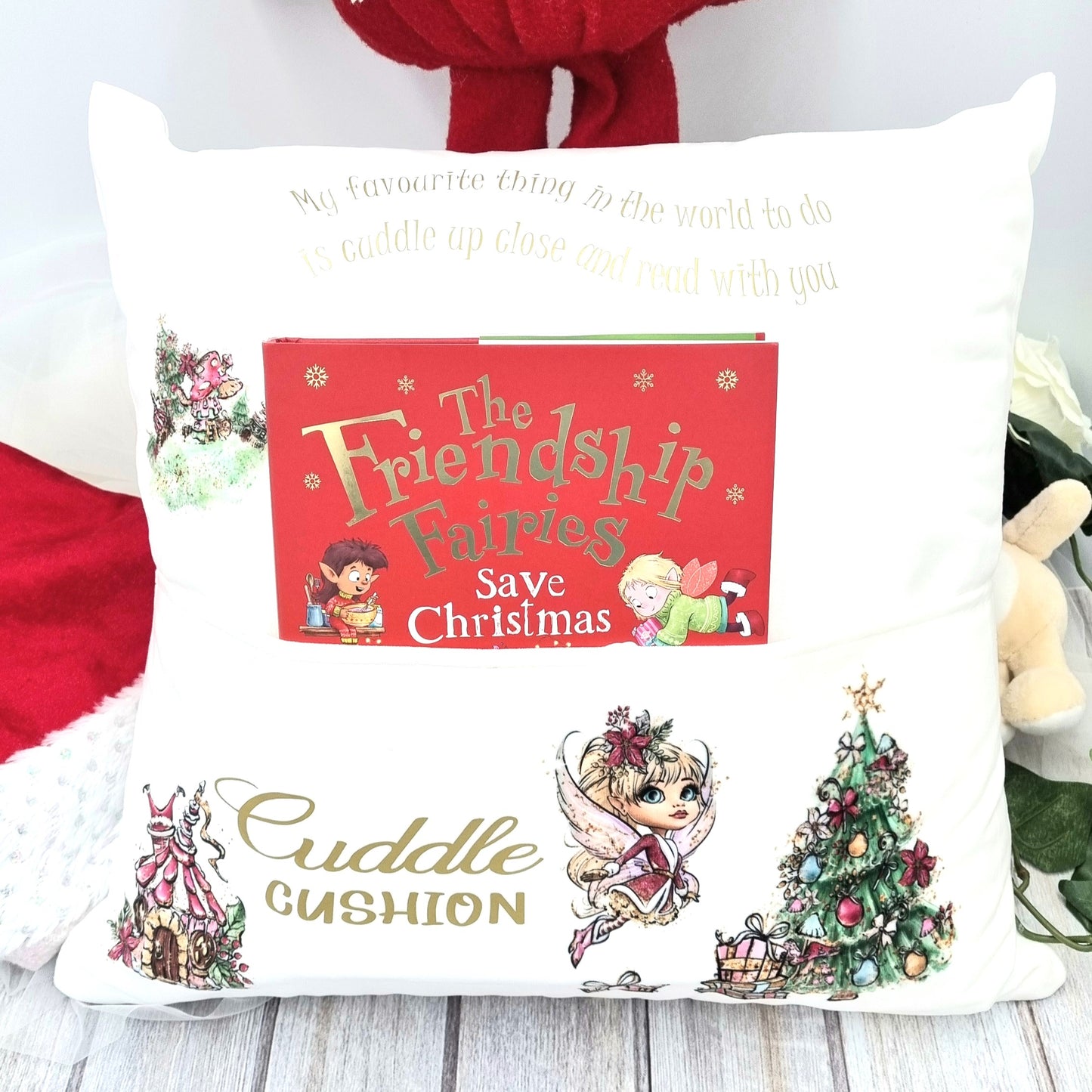 Christmas Fairy Cuddle Cushion