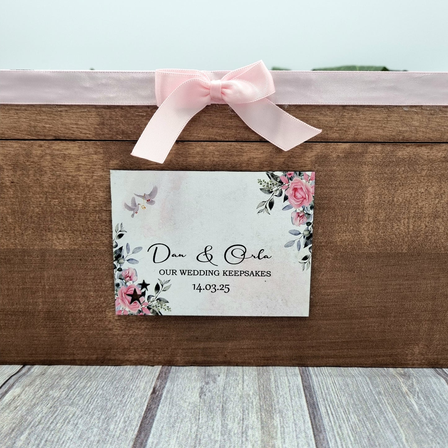Wedding Dress and tux Keepsake Box