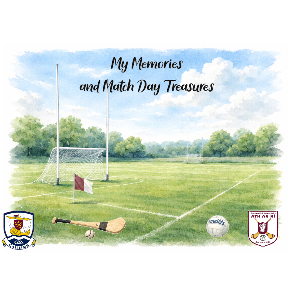 Personalised GAA Keepsake Box – Hurling & Gaelic Football Memory Box | Ireland
