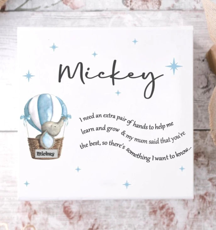 Godmother Godfather Proposal Gift Box