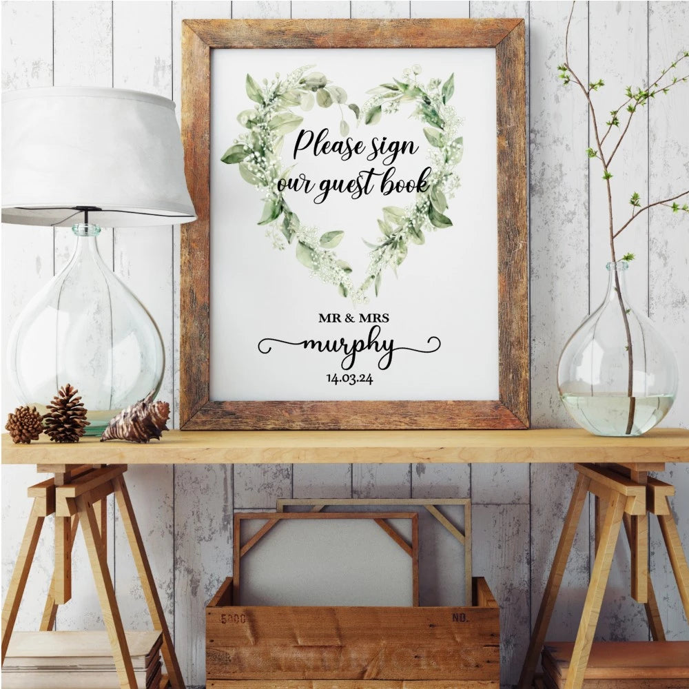 Wedding Guest Book Printable Templates