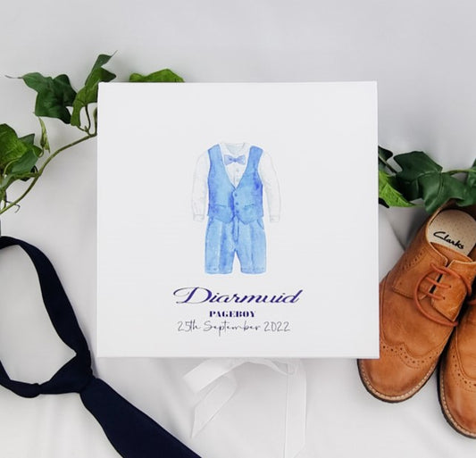 Pageboy personalised gift box
