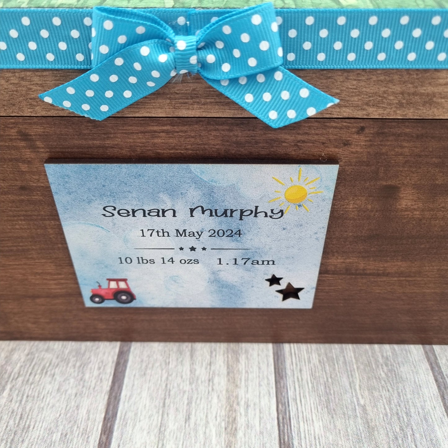 Farm Wooden Keepsake Box