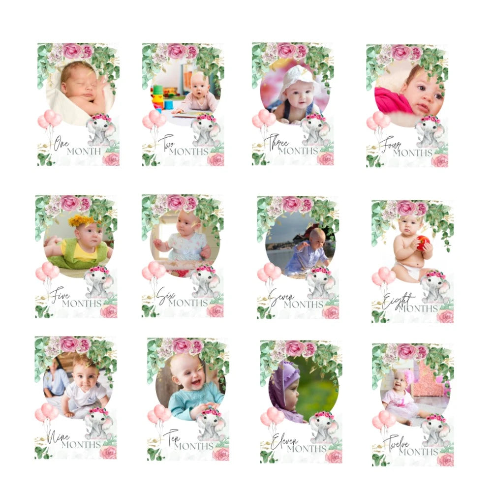 First Birthday Photo Banner