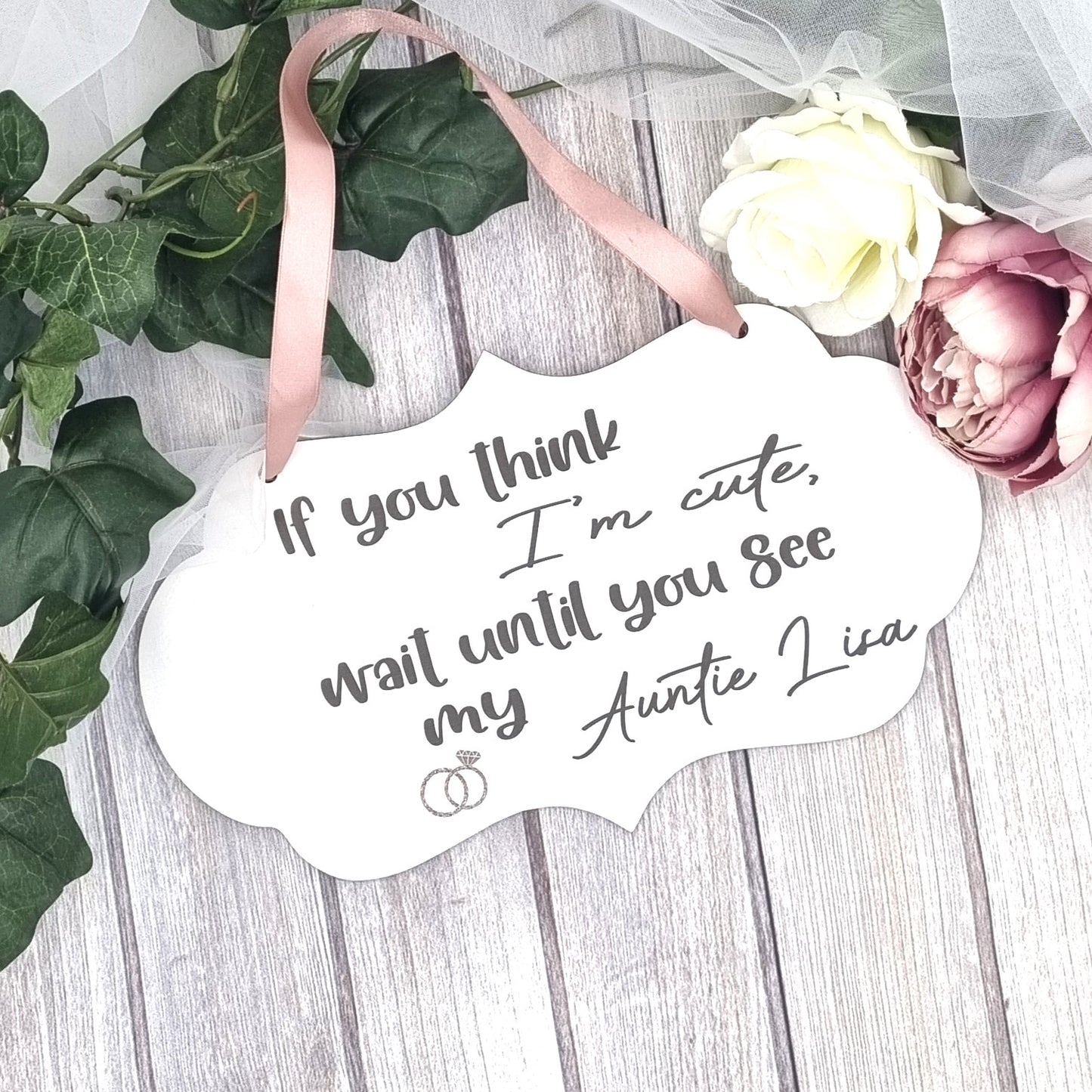 Pageboy Flowergirl Signs