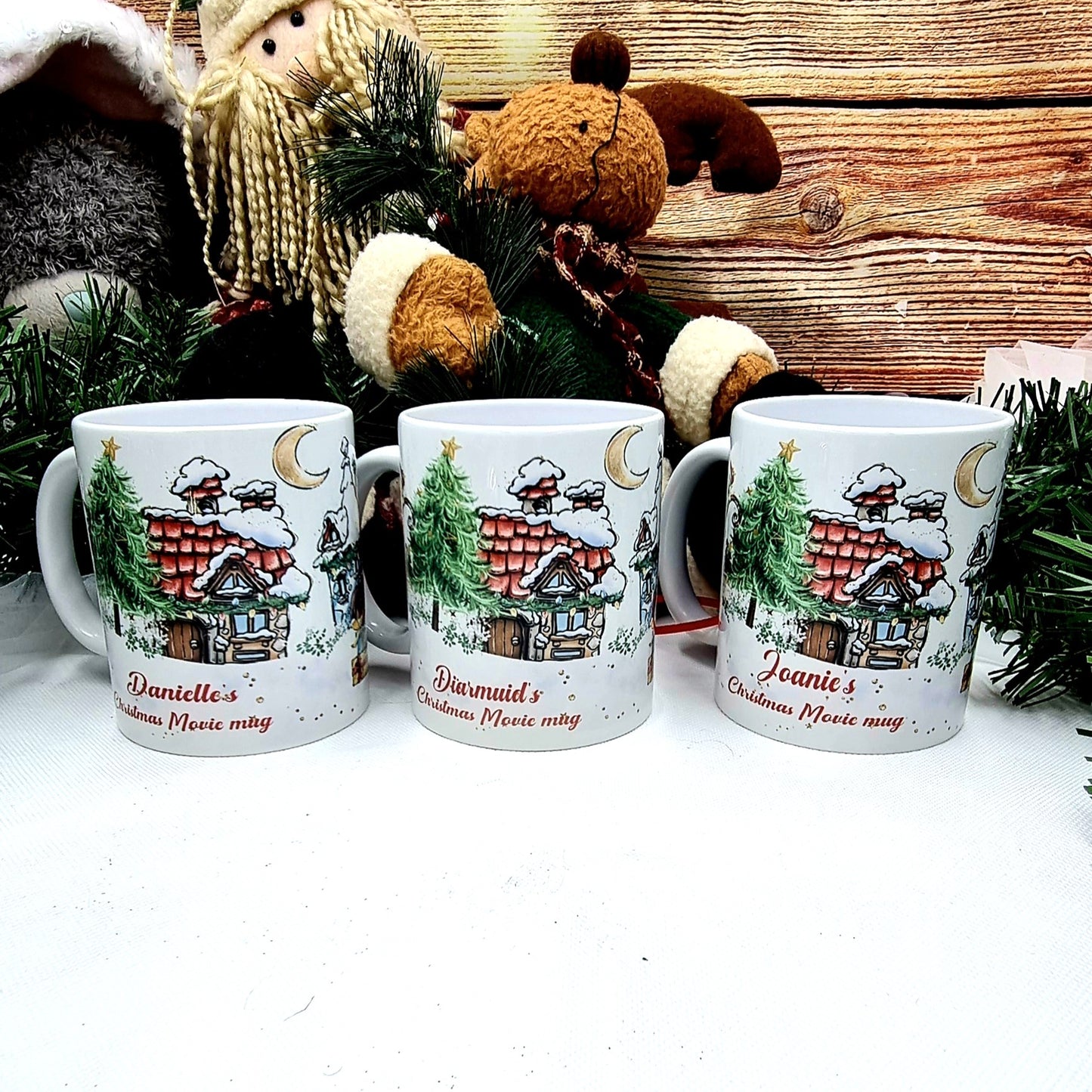 Personalised Christmas Movie Mug