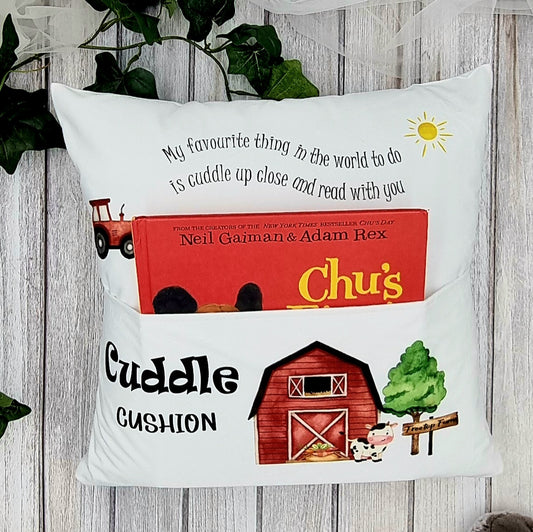 Personalised Farm Children's Cuddle Cushion