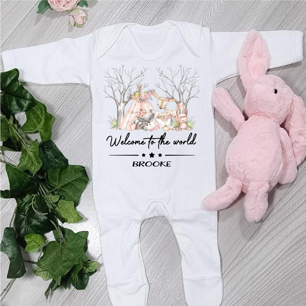 Woodland Babygro