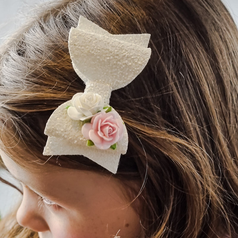Flowergirl Hair bow set