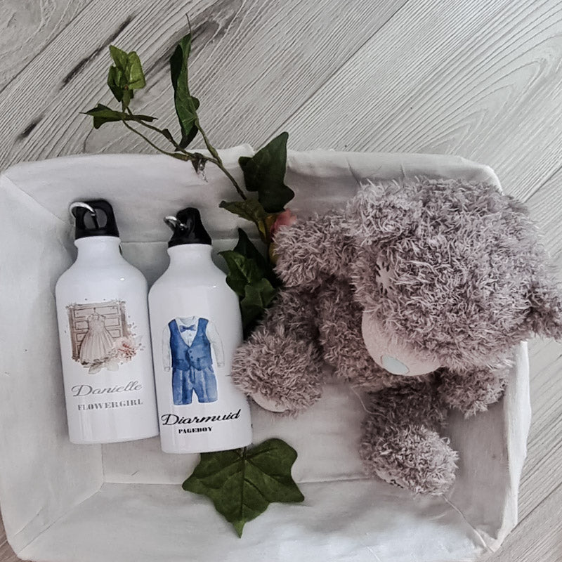 Flower Girl, Page Boy Personalised Drinks Bottle