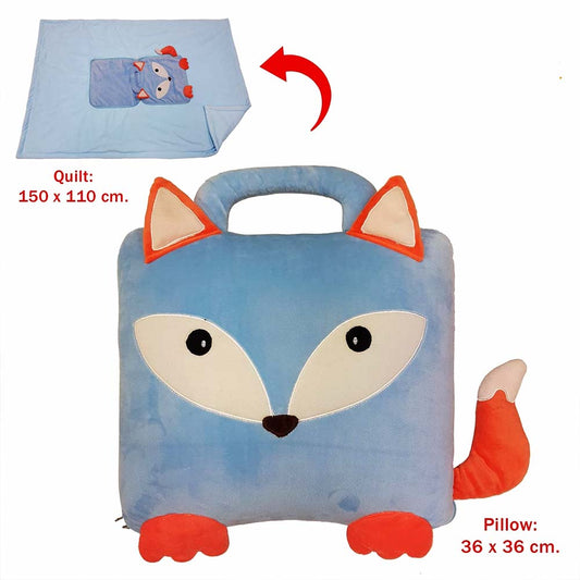 Fox Quillows Blue