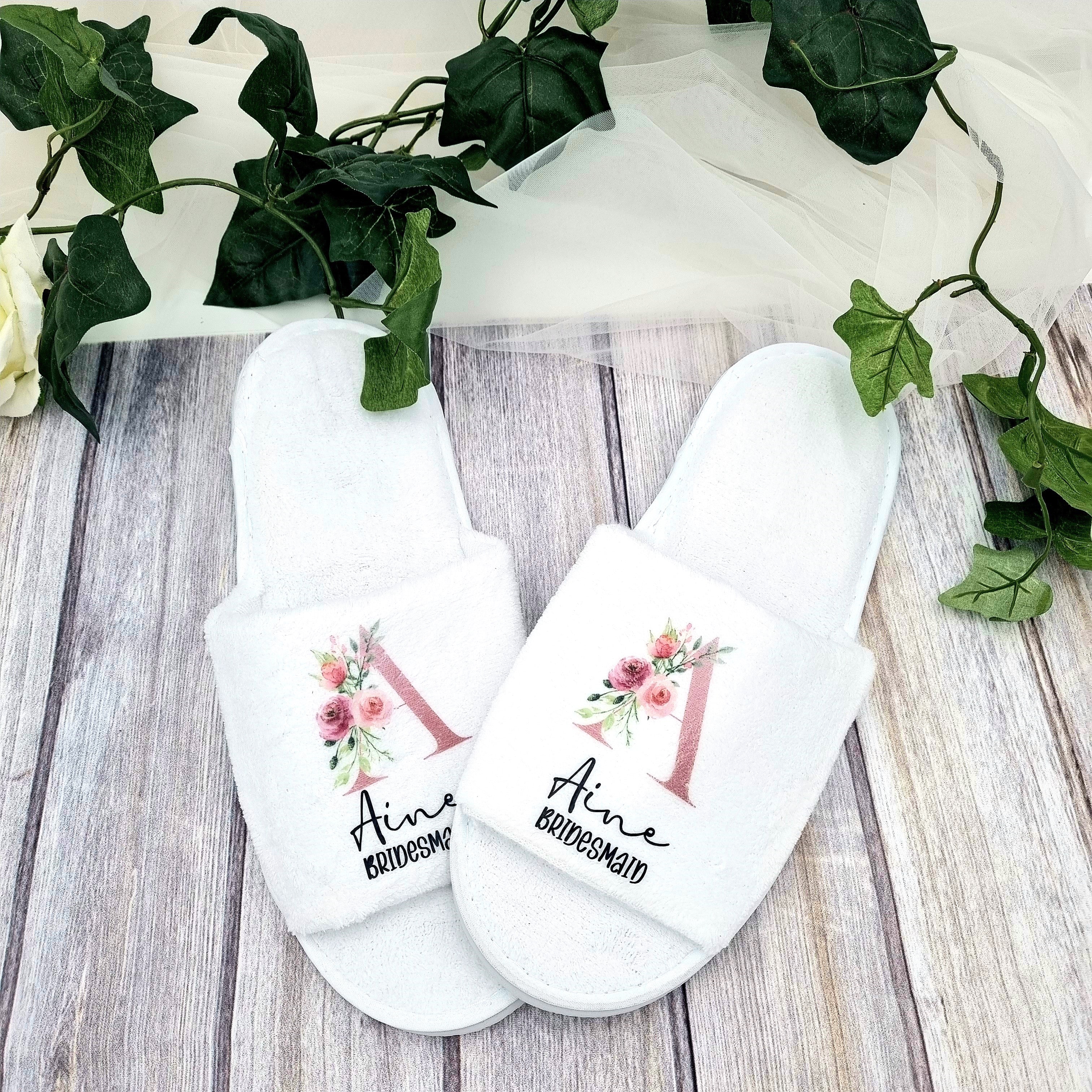 Personalised Slippers. – Bride And Co.