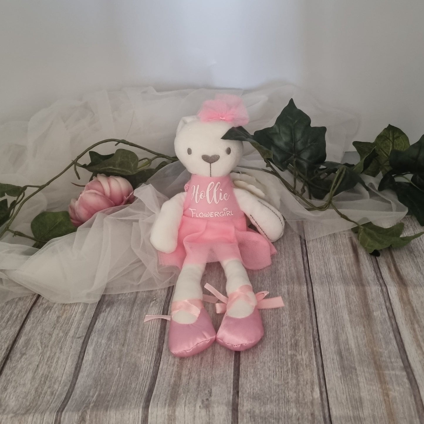 Flowergirl Hollie Bunny Teddy
