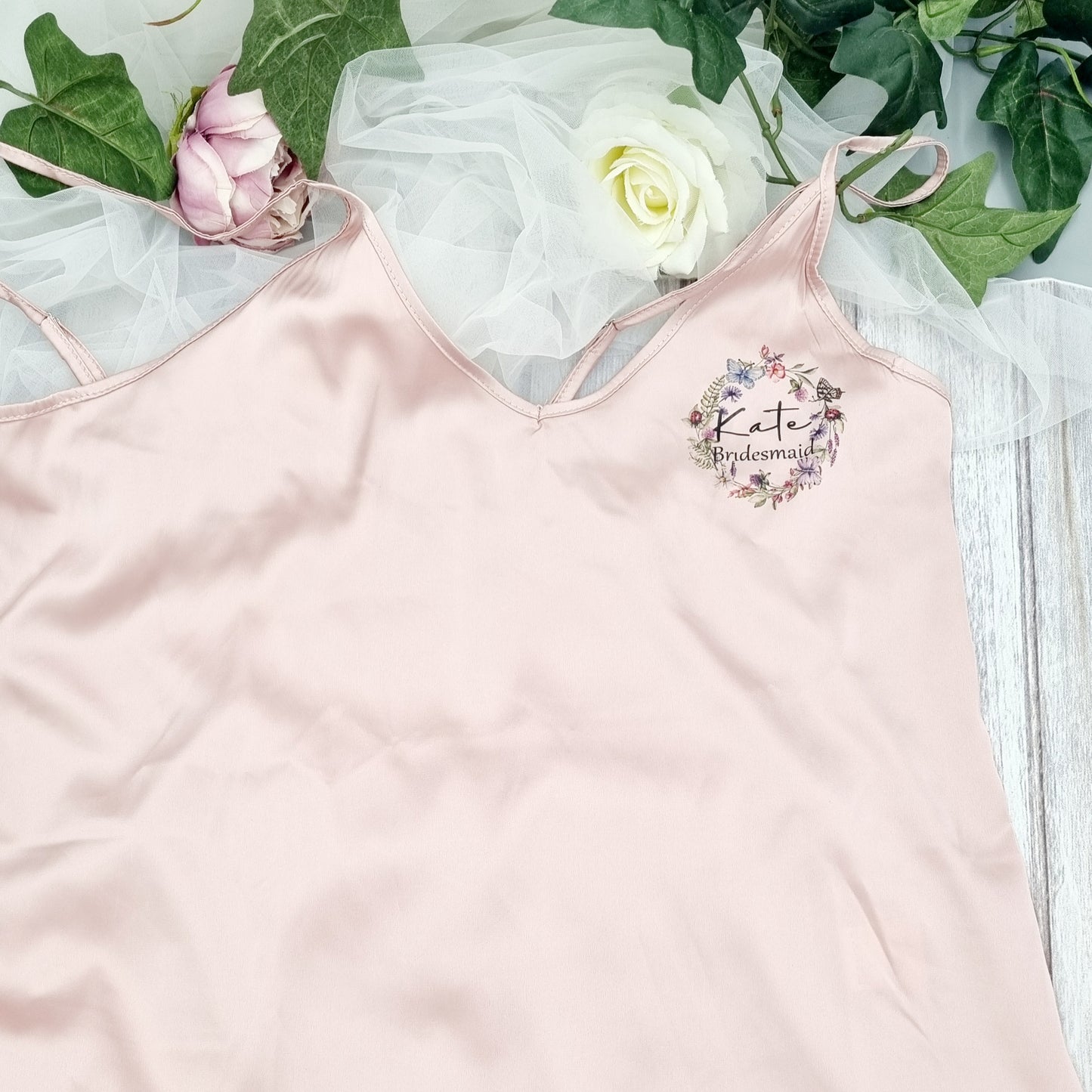 Dusty Rose Cami Set with Kate Bridesmaid