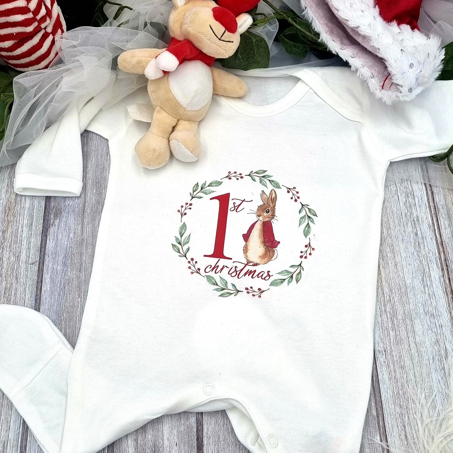 Personalised Christmas Babygro