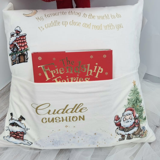 Christmas Santa Cuddle Cushion
