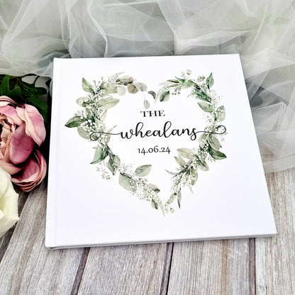 Heart Wedding Guest Book & Sign Bundle