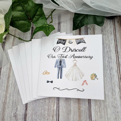 Anniversary Table Cards