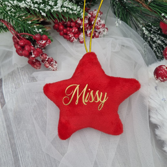 First Christmas Married Red Star