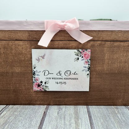 Wedding Dress and tux Keepsake Box