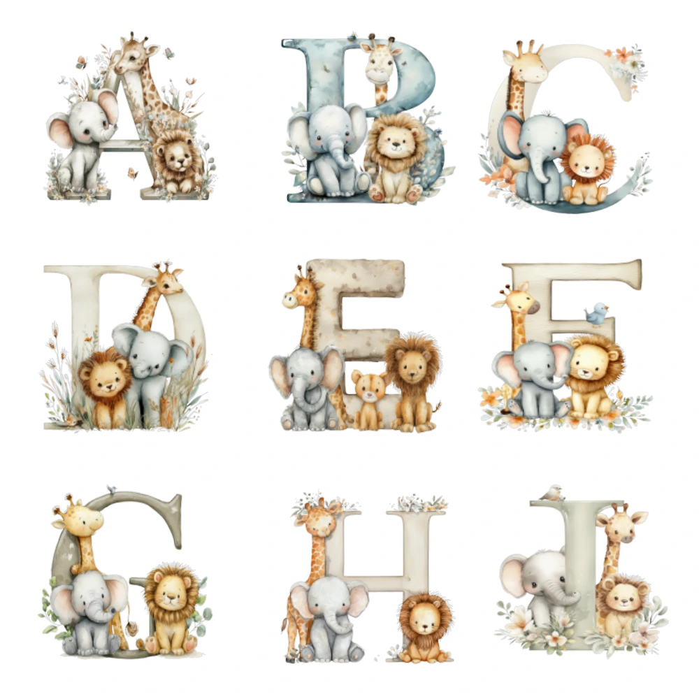 Options for animal letters A - I