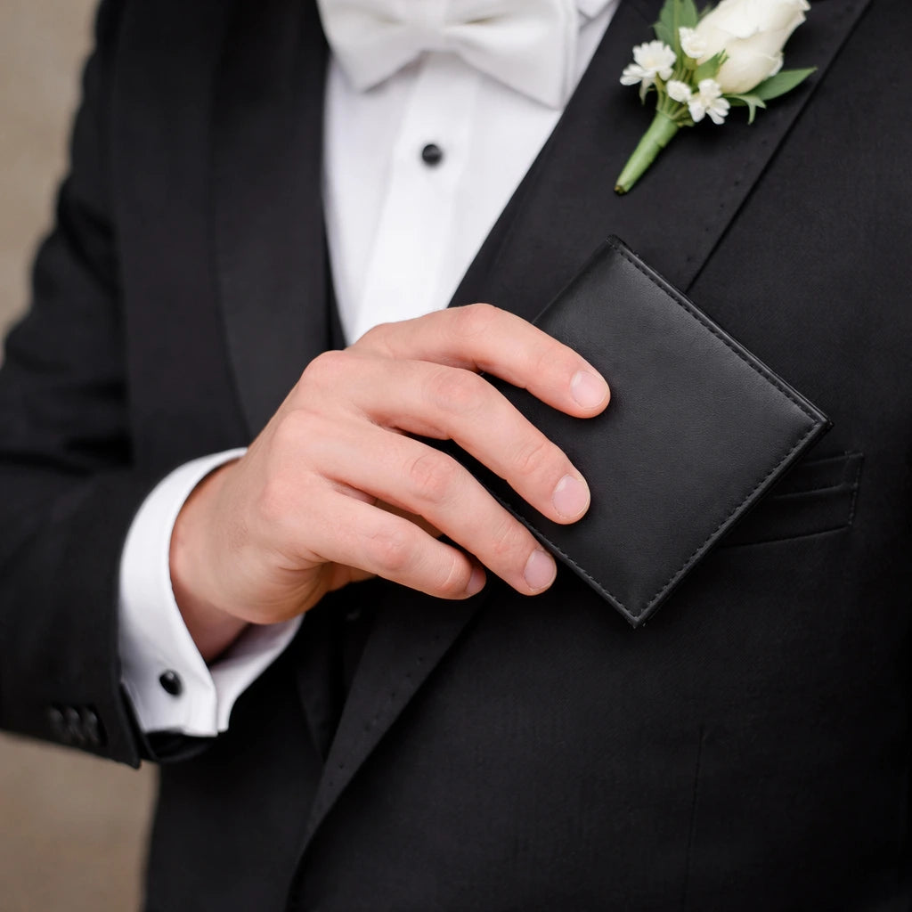 Leather Wallet for Groom, Groomsman & Father of the Bride – Irish Wedding Gift