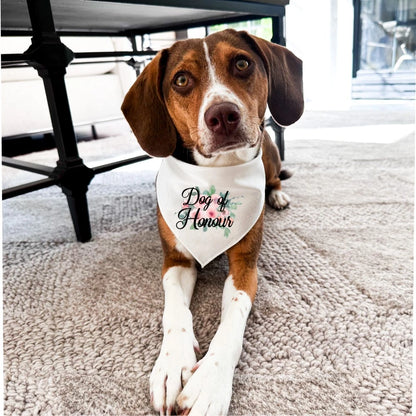 Dog Of Honour Wedding Bandana