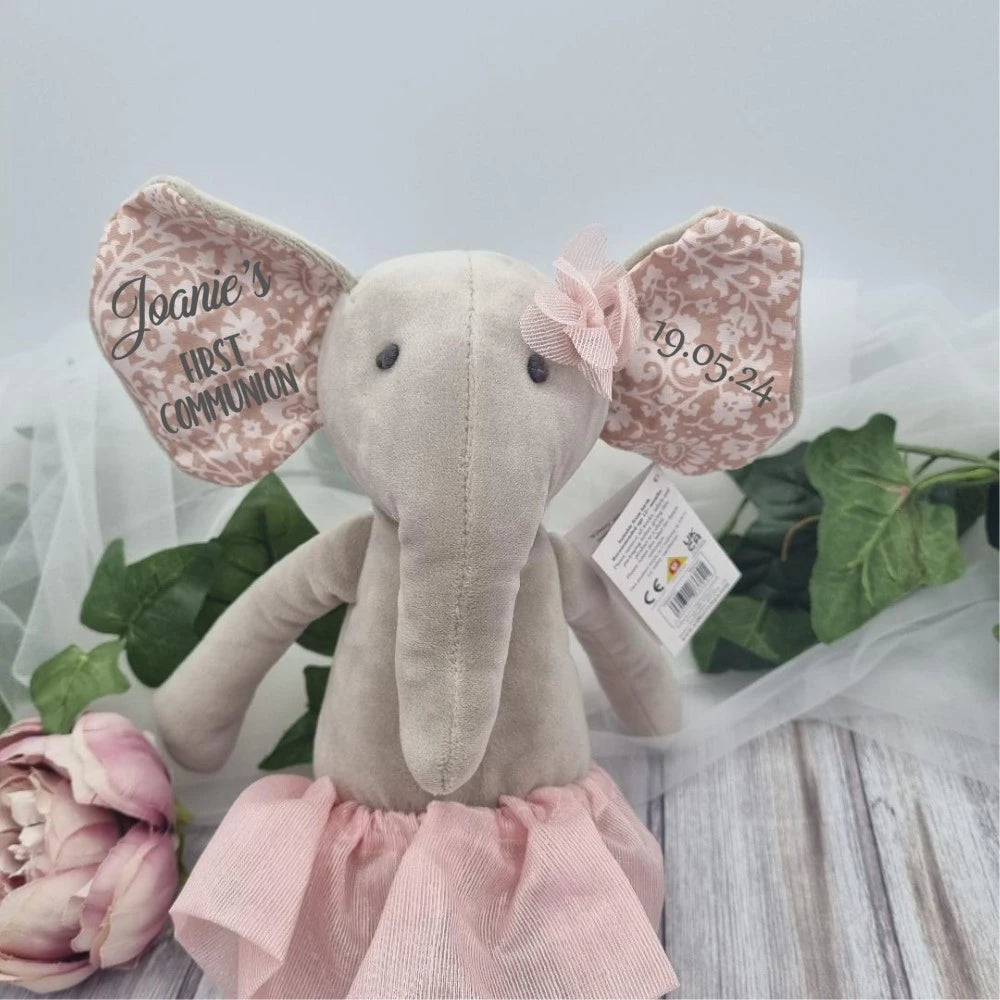 First Communion Teddy Ellie Elephant