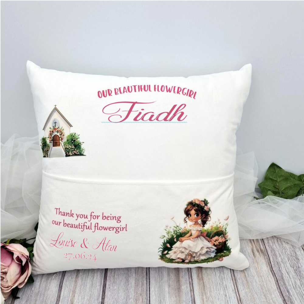 Flowergirl Pageboy Cushion