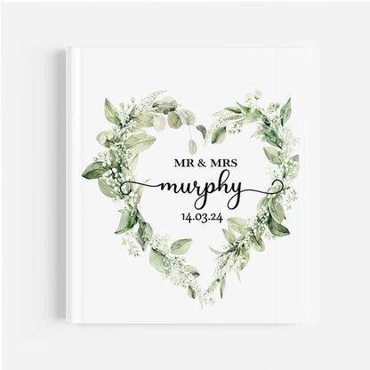 Heart Wedding Guest Book & Sign Bundle