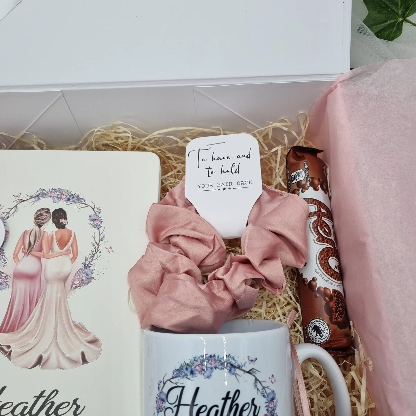 Personalised bridesmaid proposal box gift set Ireland by HanaLee Studios