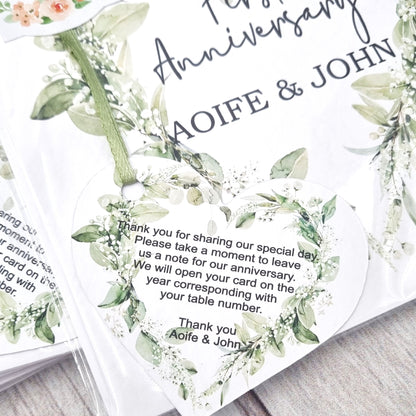 Anniversary Table Cards