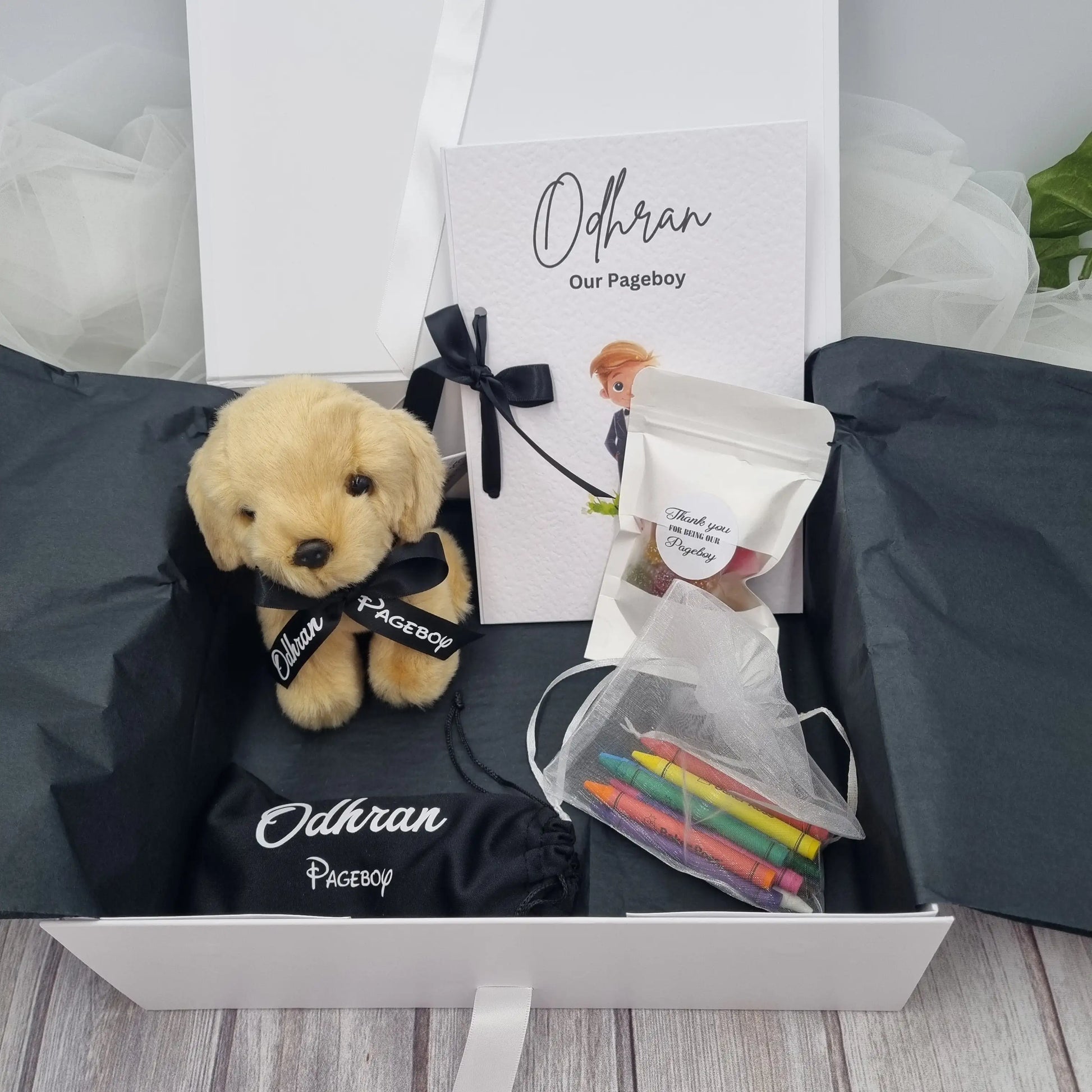 Pageboy personalised gift set