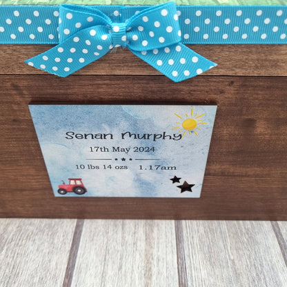 Farm Wooden Keepsake Box
