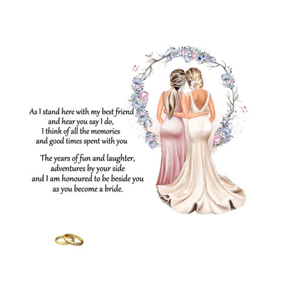 To the Bride Personalised Frame