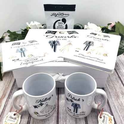 Personalised Engagement Gift Set | Irish Made Engagement Gifts for Couples