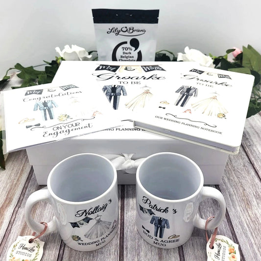 Personalised Engagement Gift Set | Irish Made Engagement Gifts for Couples