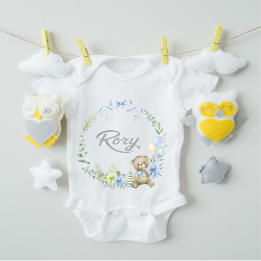 White Baby Wreath Vest