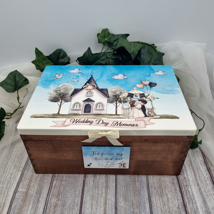 Custom wedding storage box handmade in Ireland