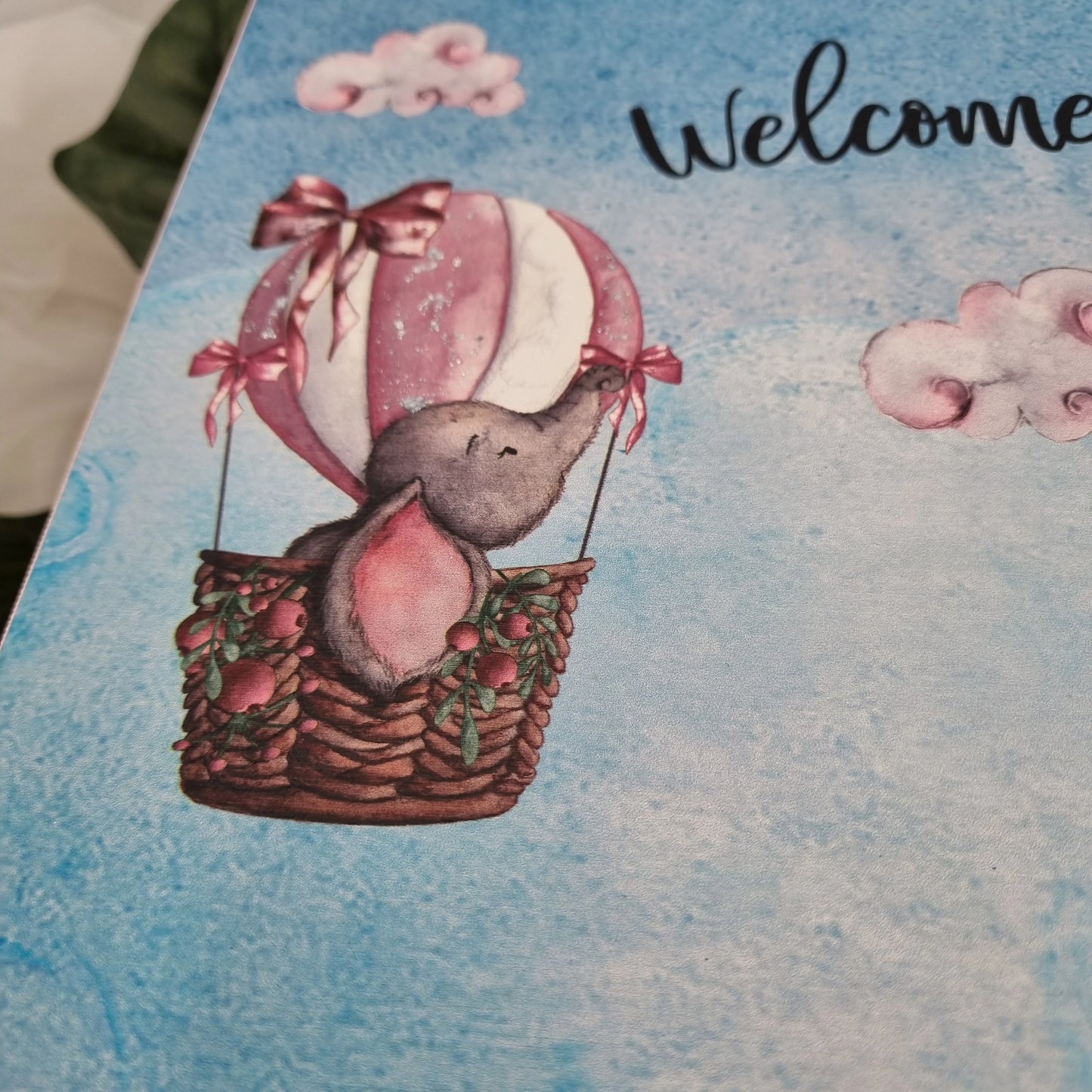 Personalised Baby Elephant Keepsake Memory Box