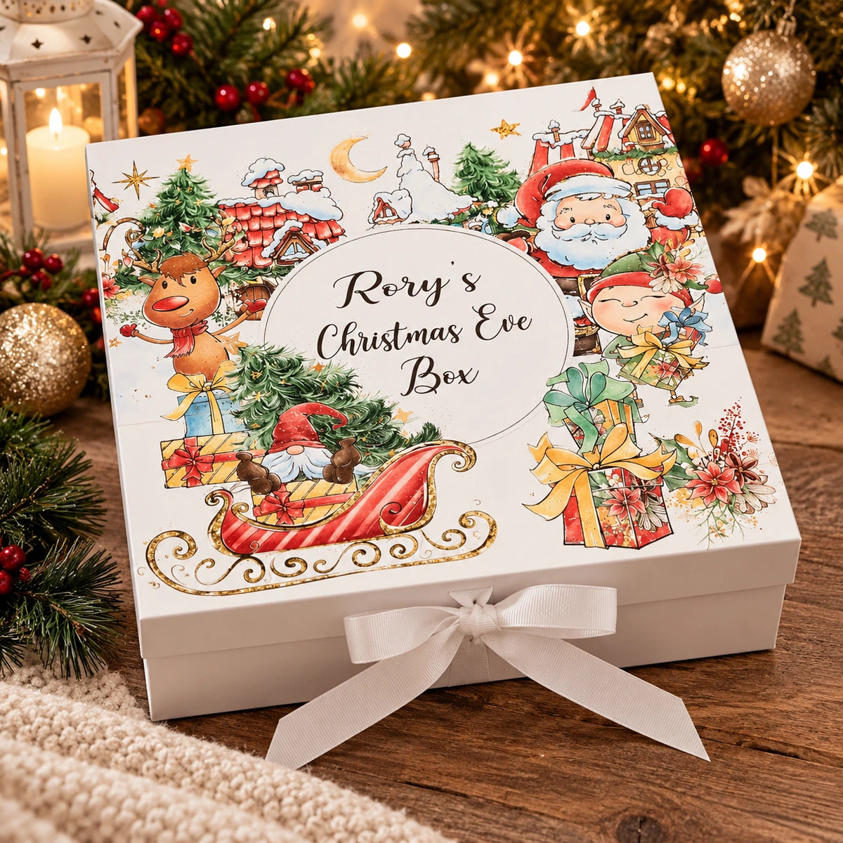 Personalised Christmas Eve Box – Custom Name Luxury Gift Box
