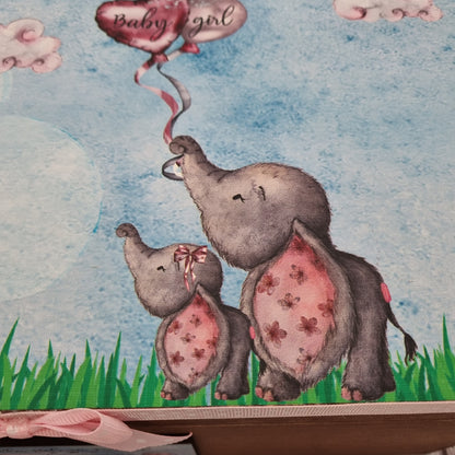 Personalised Baby Elephant Keepsake Box