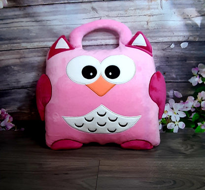 Pink Owl Quillow