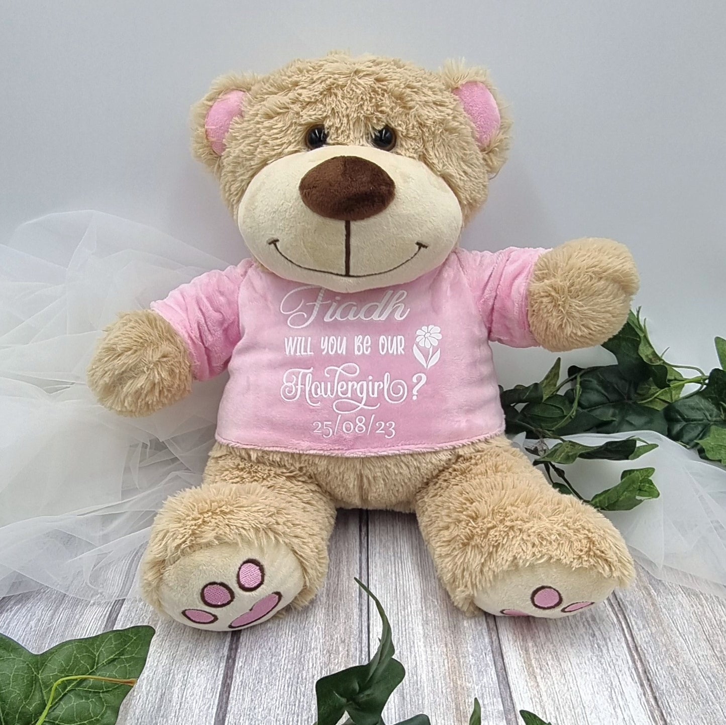 Flowergirl Pageboy Proposal Teddy