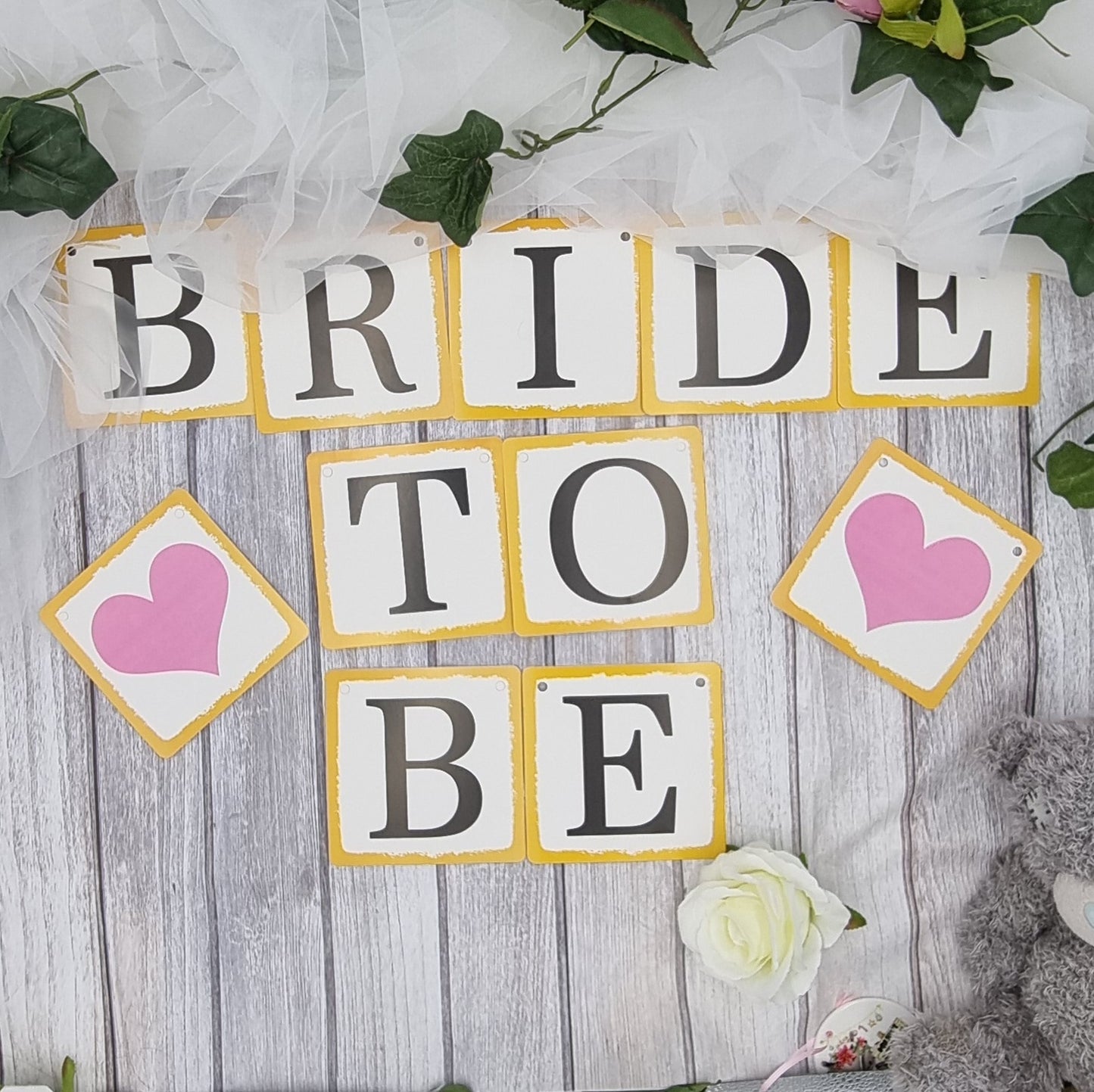 Hen Party Bride to Be Sign with Ribbon