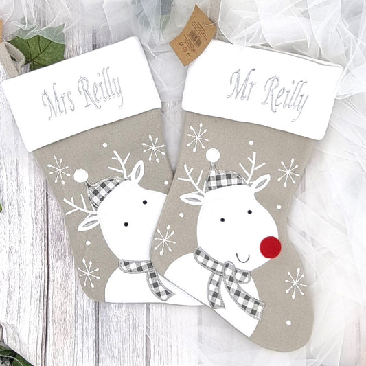 Mr & Mrs Personalised Stockings