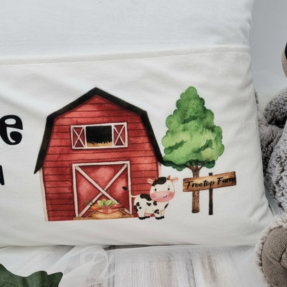 Personalised Farm Children's Cuddle Cushion