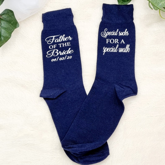 Personalised Father of the Bride Socks